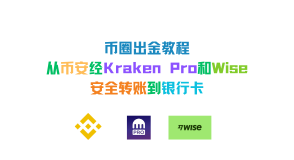 币圈出金教程：从币安经Kraken Pro和Wise安全转账到银行卡